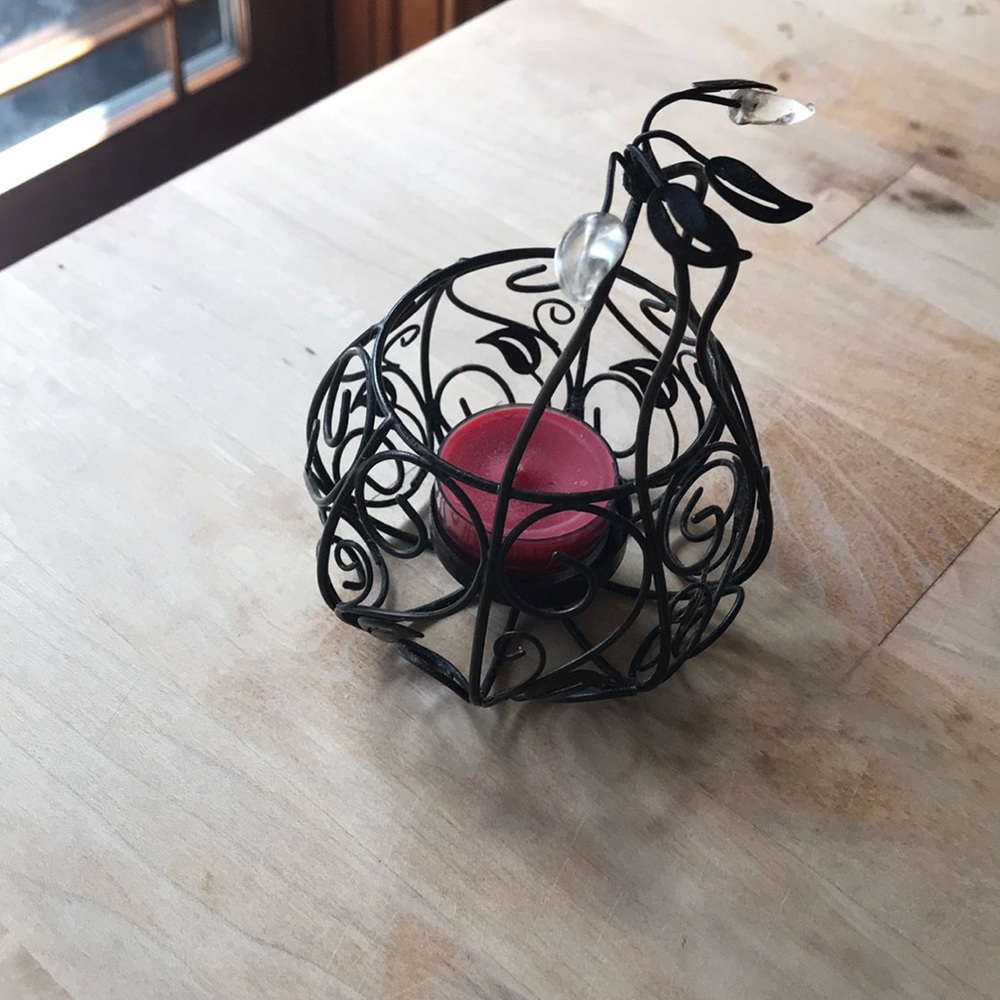 Partylite wire gourd votive holder